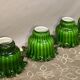 Set of 4 Large Tulips in Opal Glass, Height 32 cm