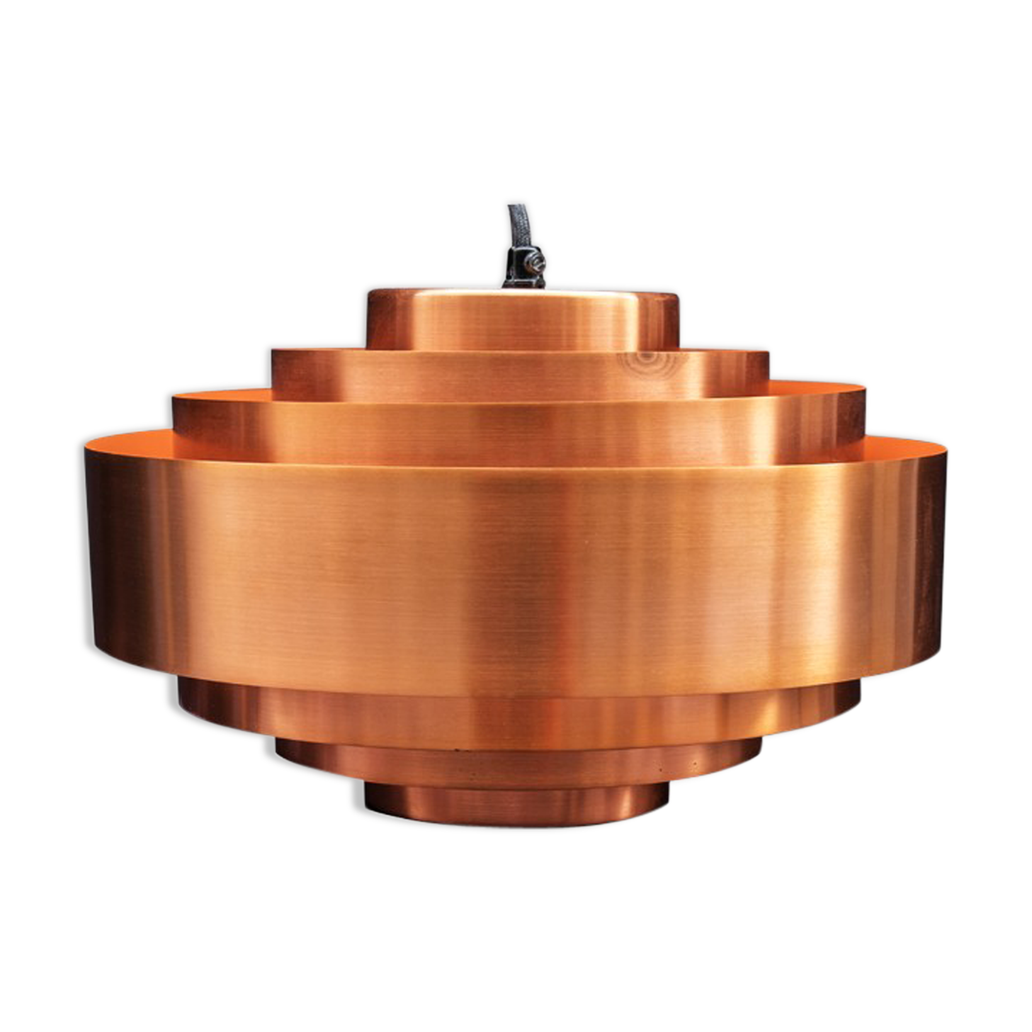 Hanging lamp copper by Jo Hammerborg for Fog & Morup