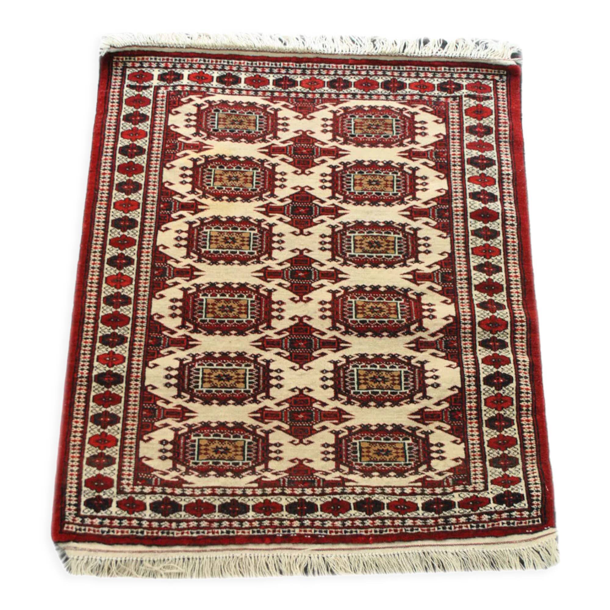 Authentic Persian Torkaman rug 105x90cm