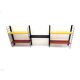 Vintage bookshelf / wall system from Tomado in metal with black frame with 5 shelves