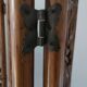 Paravent rotin vintage 4 parties 200 cm