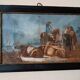Antique tempera painting on paper, 18th century Italian school