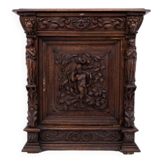 Carved chest of drawers, France, circa 1840.