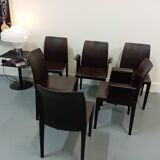 Lola leather chair/armchair designed by Poltrona Frau