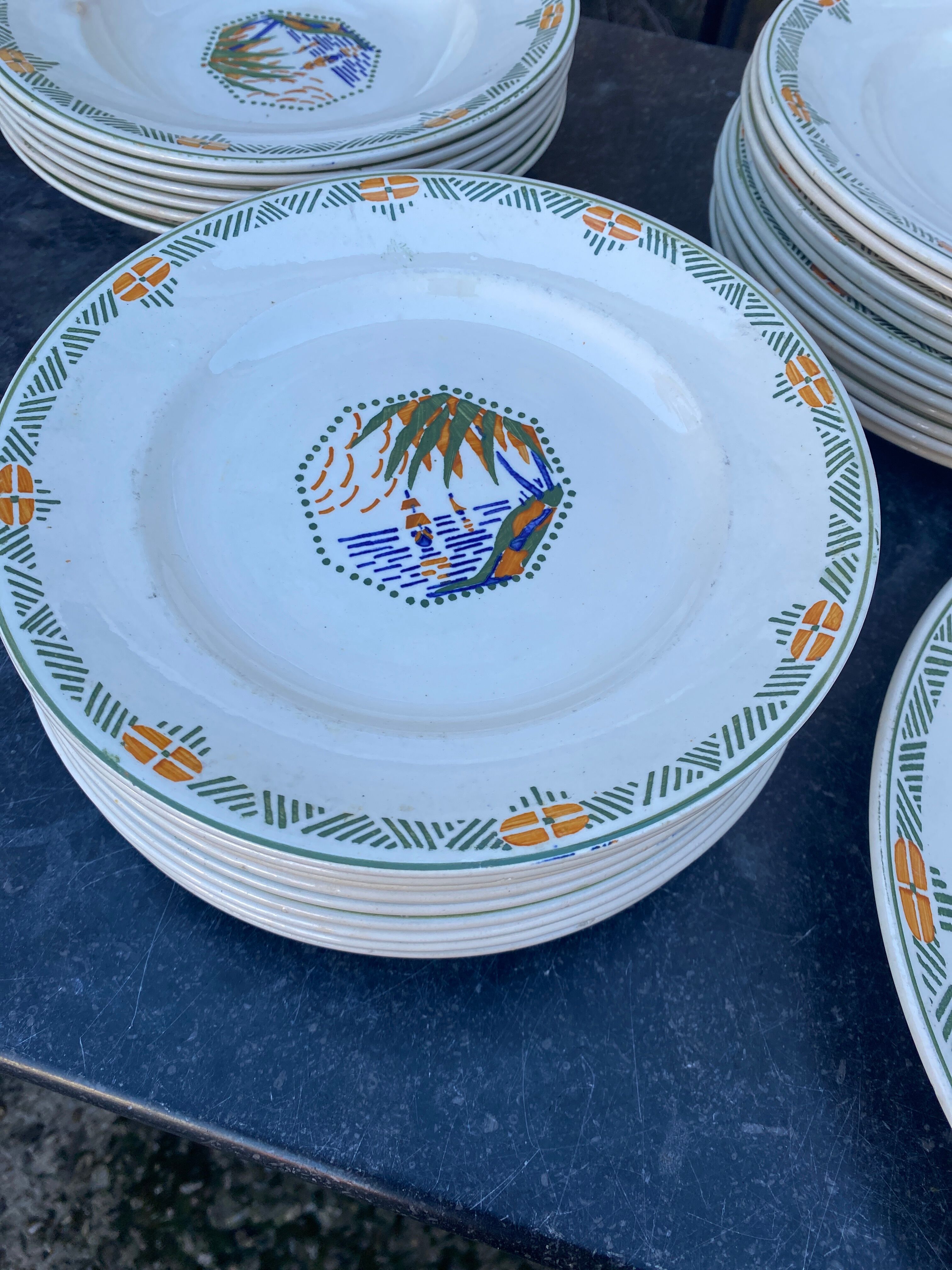 Tableware service Longwy Frejus