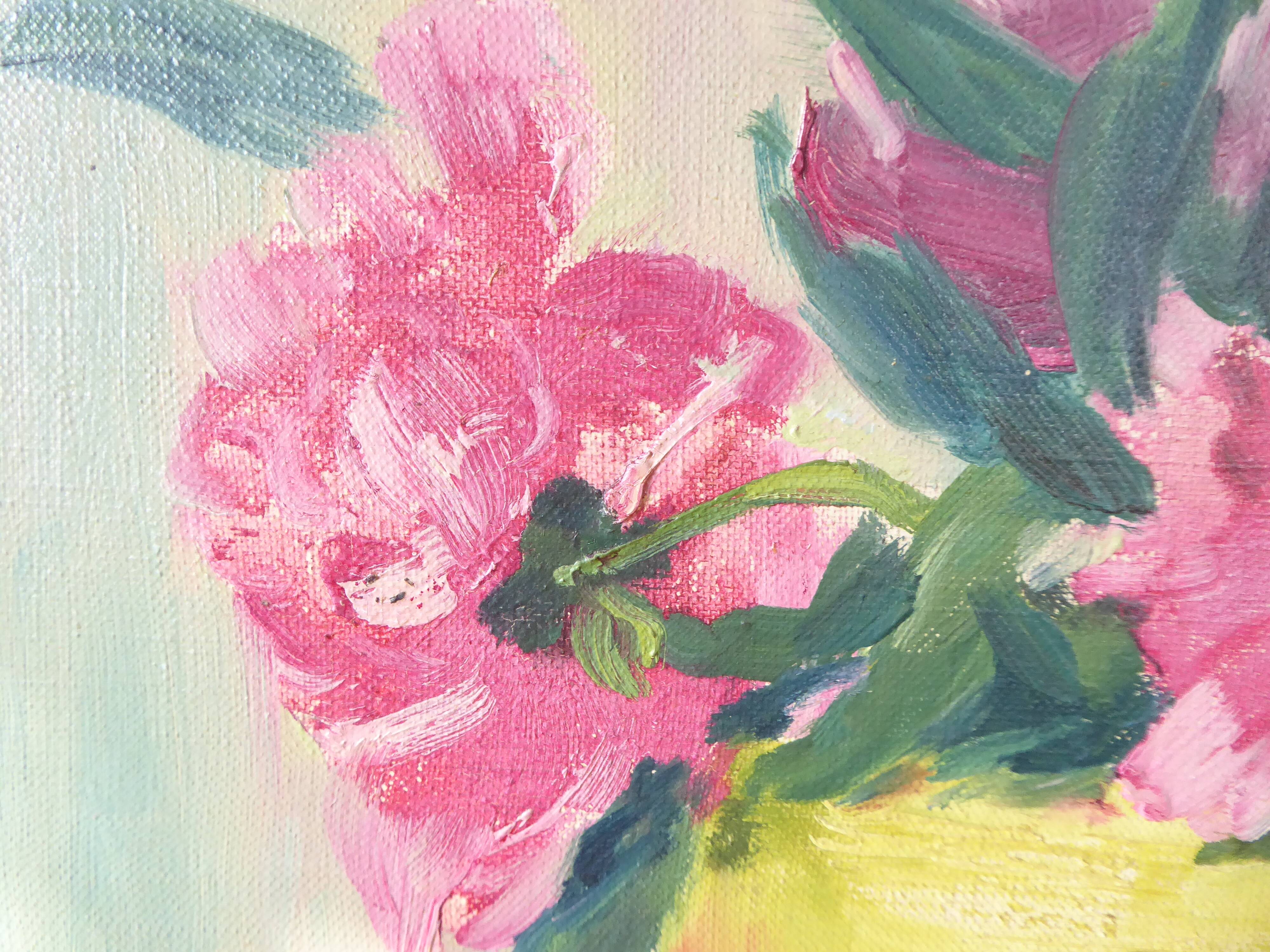 Bouquet de fleurs Huile sur toile