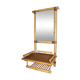 Étagère miroir à fixer