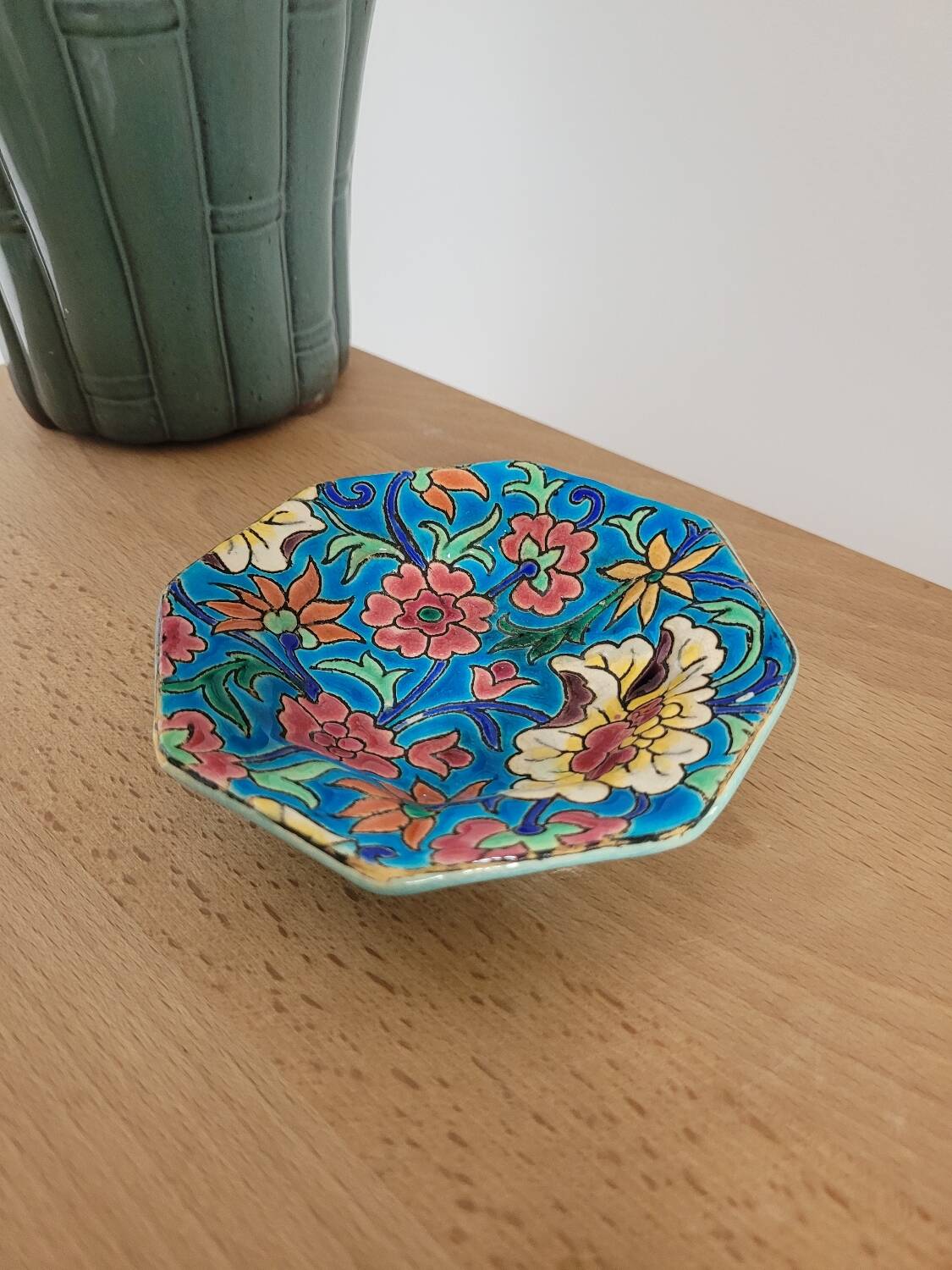 Small Longwy Enamels dish