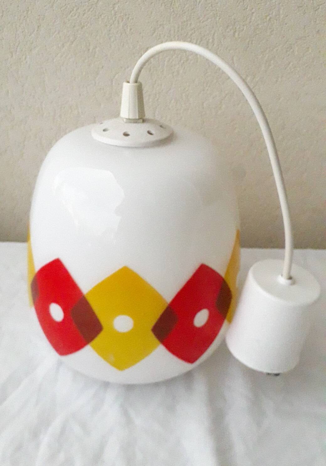 Opaline pendant light