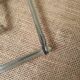 Stretchy silver metal flat bottom