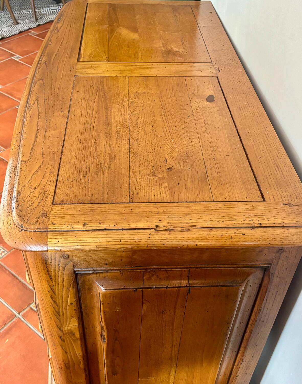 Commode vintage à pine massif