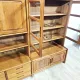 Multifunctional, modular shelving unit/wall system, teak, Denmark, 60s/70s
