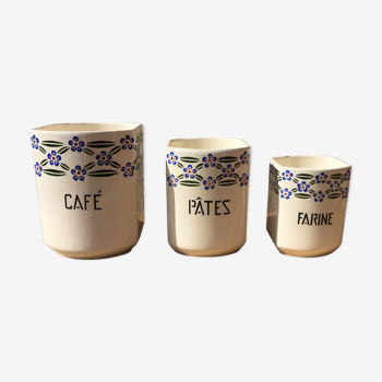 Retro spice pots