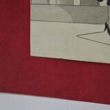4 fashion drawings in ink and wash, signed and dated 1930 Marie DELEUSE (XIX-XXth century)