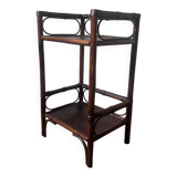 Vintage rattan bedside table