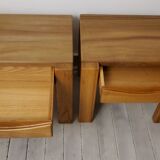 Regain elm bedside tables