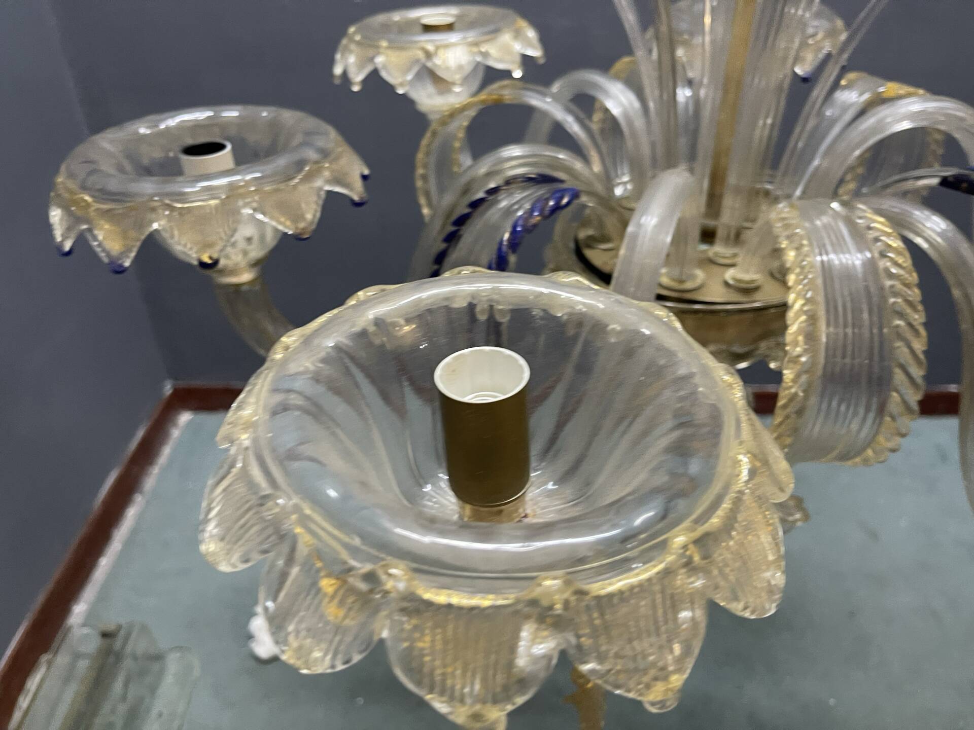 Venetian Murano Glass Chandelier 1960’s 