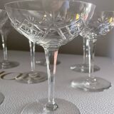 Cut crystal cups