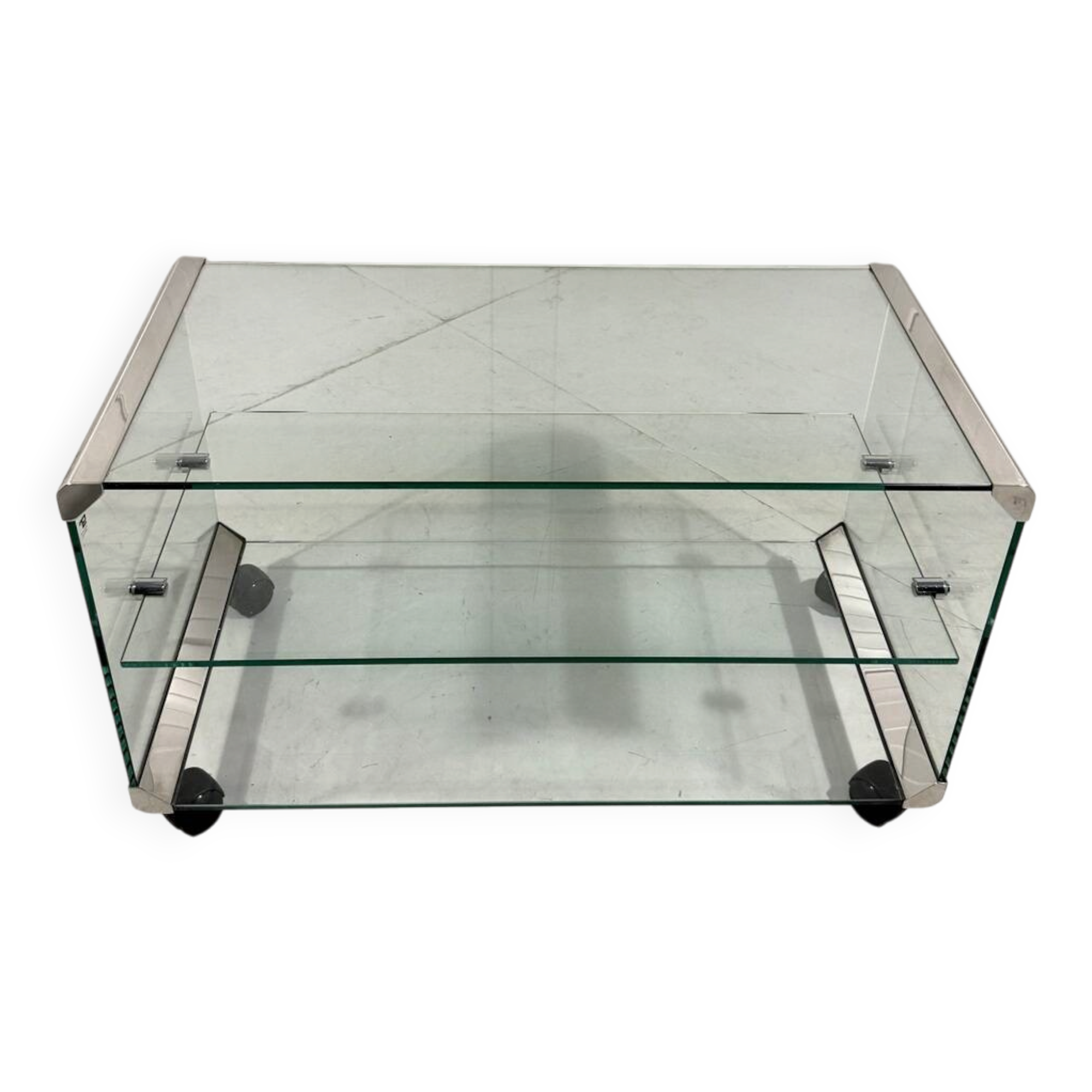 Gallotti&Radice audio rack, television table, side table Tris 1971