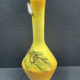 Soliflore vase with cicada decoration signed Albert Feray Vallauris 20th century - 25 cm