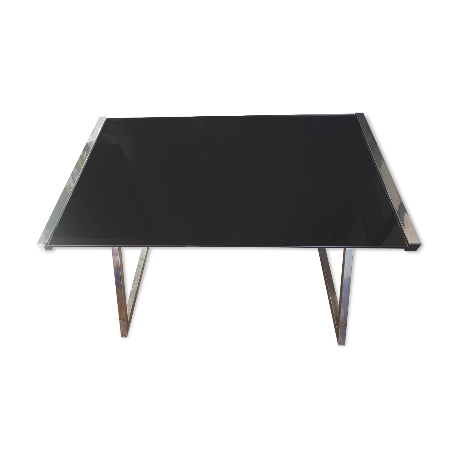 Smoked glass desk