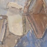 Ulla Borgström, Swedish Modern Painting, 1960s, Oil on Canvas, Framed