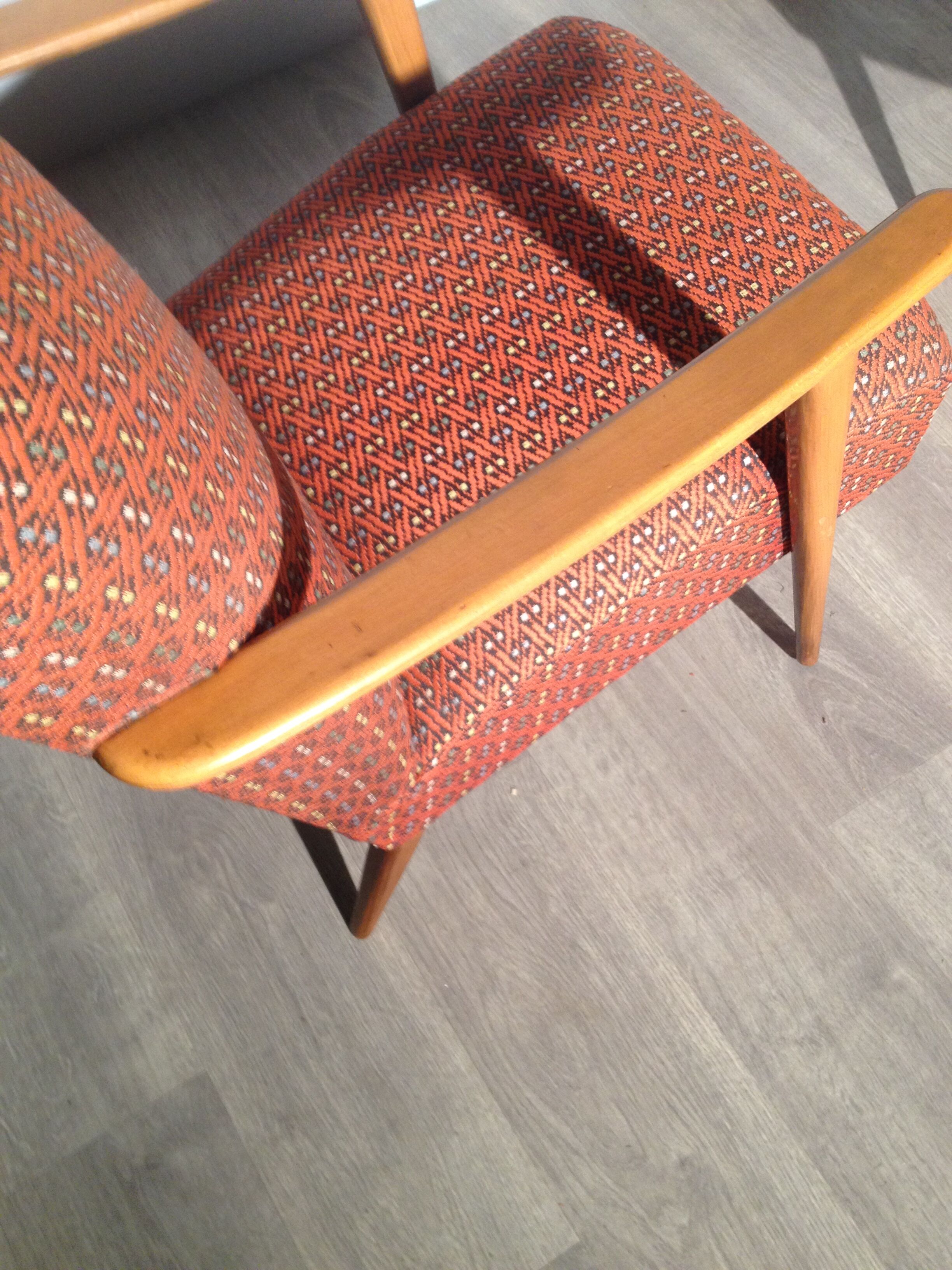 Paire de fauteuils vintage