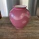 Round vase West Germany 650-21 Scheurich powder pink vintage 70s