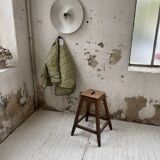 High oak workshop stool