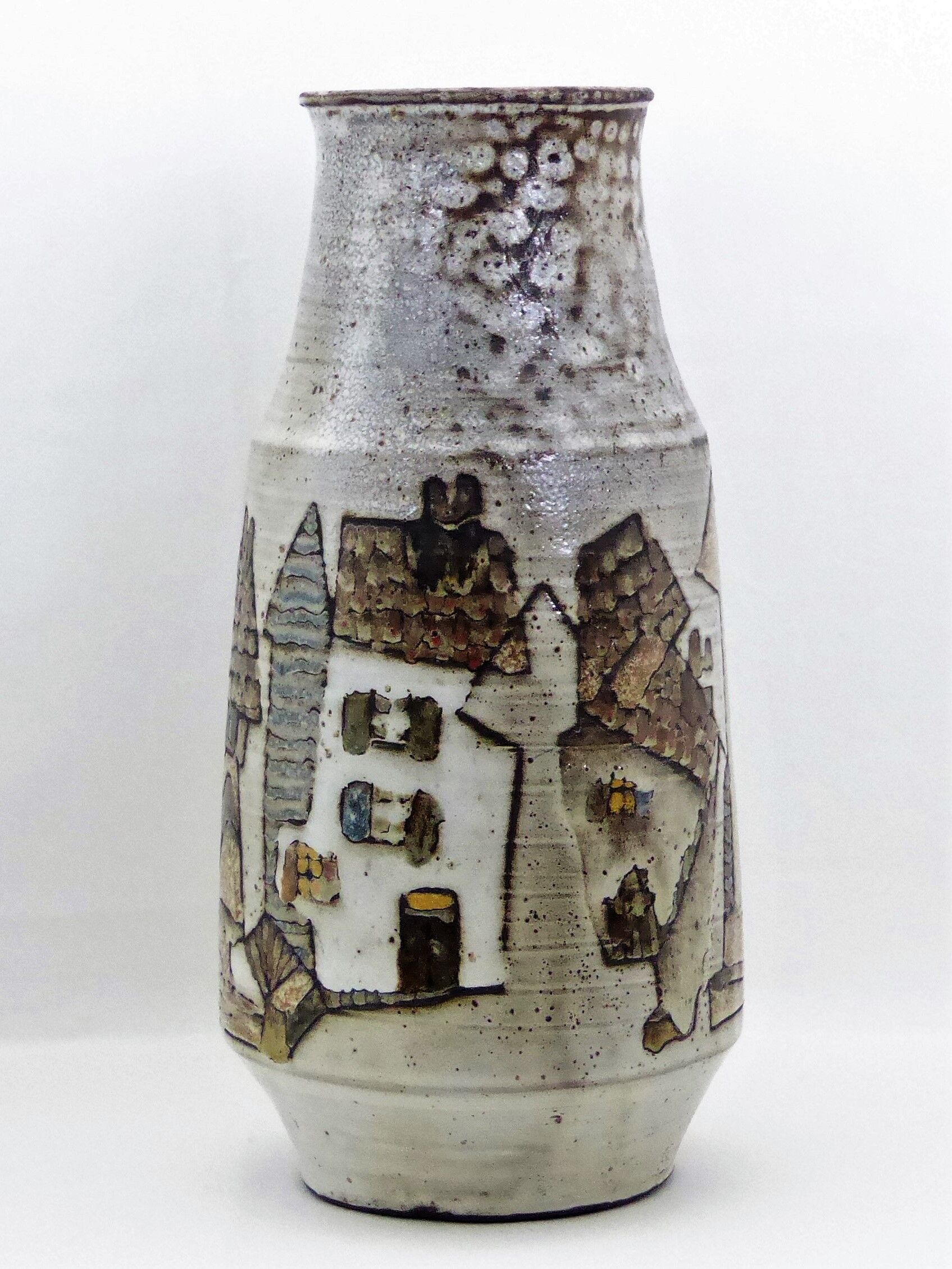 Vase of Paul Quéré "The Minotaur" ceramic 1960
