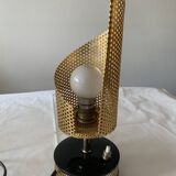 Perforated metal night light.