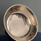 Silver metal fruit basket bowl