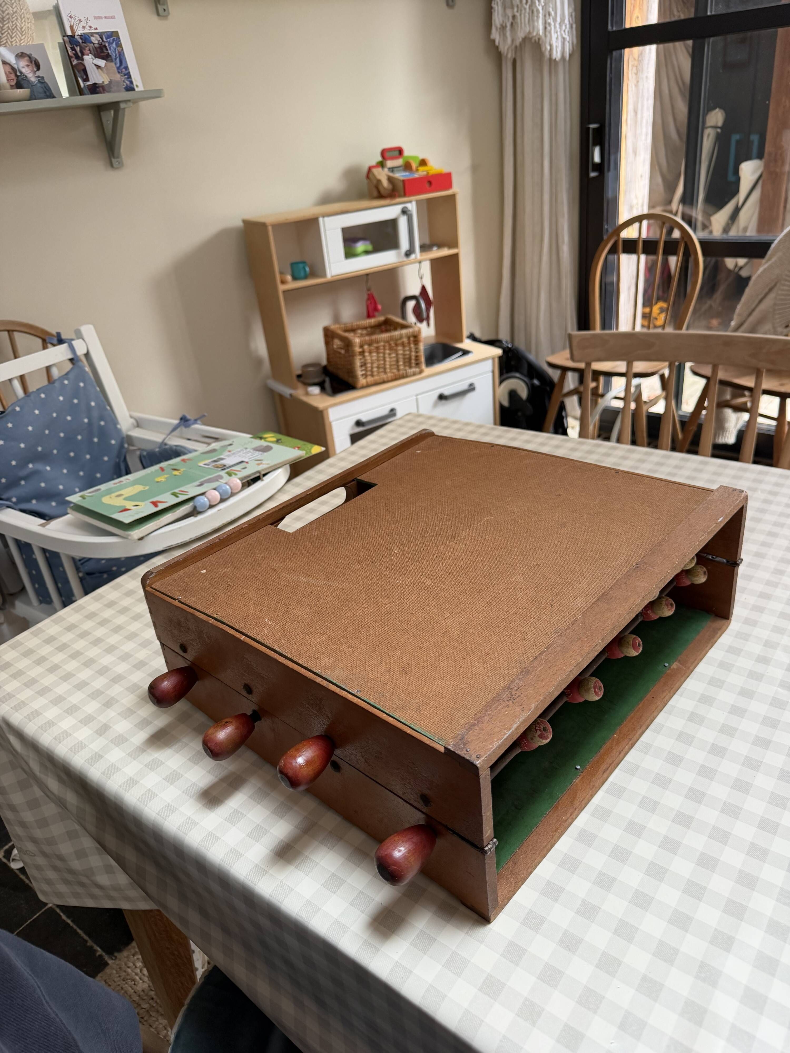 Baby foot de table vintage