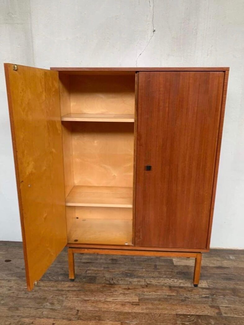 Vintage Scandinavian Teak Wardrobe with 2 doors