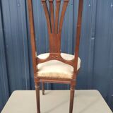 Chaise style Louis XVI