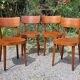 4 "classic" bistro chairs from Horgen-Glarus (Switzerland) 1950s