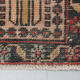 4x10 red & beige wool vintage rug 140x301cm