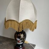 Black ceramic table lamp