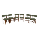 Chaises de salle à manger en teck du milieu du siècle par Ib Kofod Larsen pour G-Plan, années 1960, ensemble de
