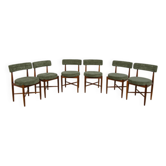 Chaises de salle à manger en teck du milieu du siècle par Ib Kofod Larsen pour G-Plan, années 1960, ensemble de