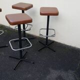 4 bar stools, 50s