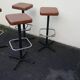 4 bar stools, 50s