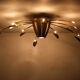 Rose gold color esteluz halogen ceiling lamp 1980s spain