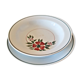 Lot de 2 plats, Créil et Montereau