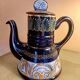 HB Quimper coffee pot with pearl decoration