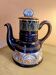 HB Quimper coffee pot with pearl decoration