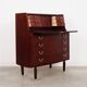 Mahogany secretary, Danish design, 1970s, manufacturer: PMJ Viby J
