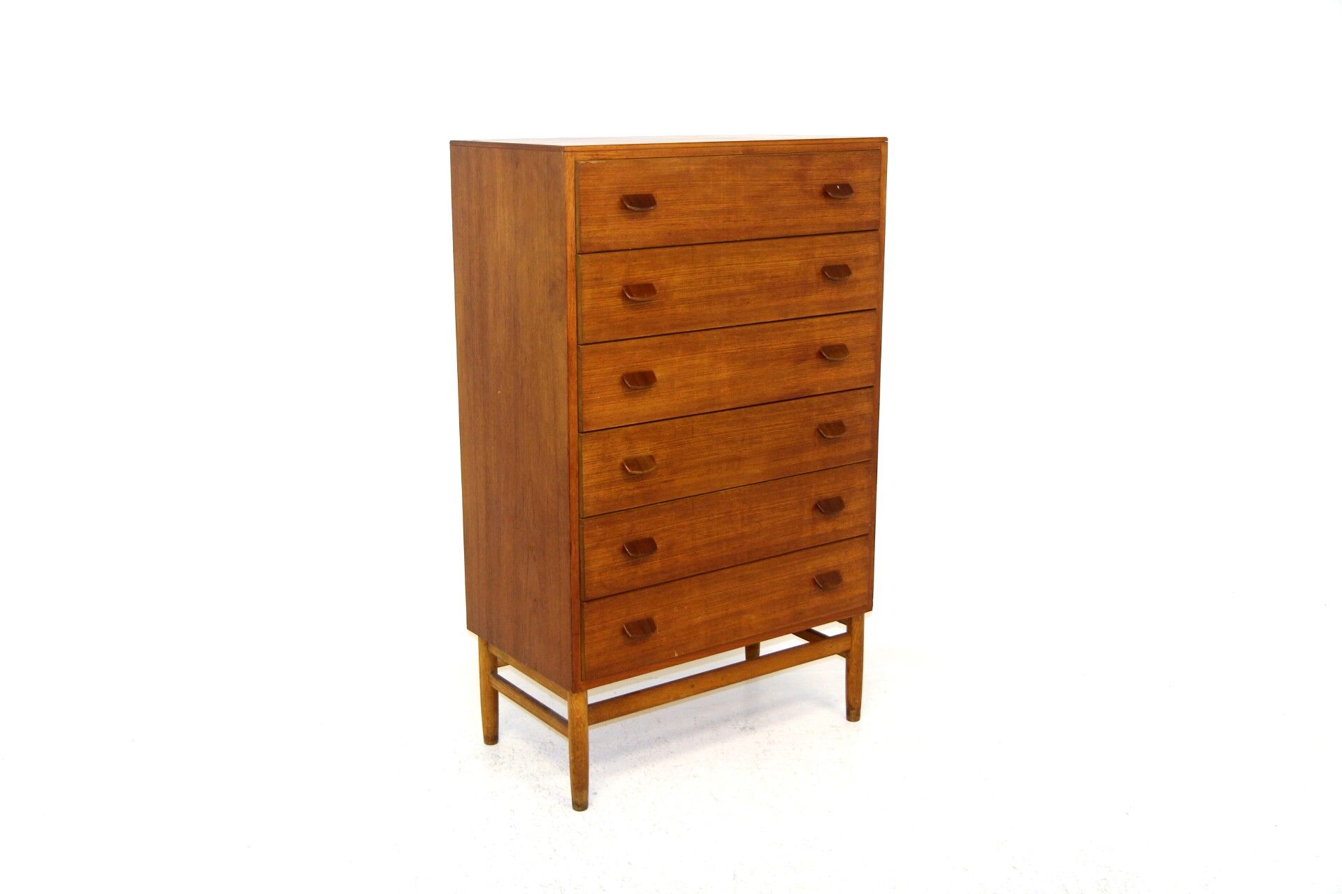 Chest of drawers "Tallboy" in teak, Poul Volther, Denmark, 1960