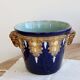 Antique cache-pot Gustave De Bruyn Fives-Lille - 19th century - Glazed ceramic