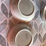 Lot d’assiettes creuse Sarreguemines chardons